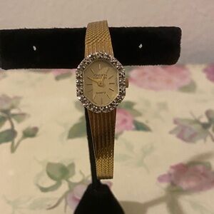 Gold And Diamond Accent Women's Quartz Watch